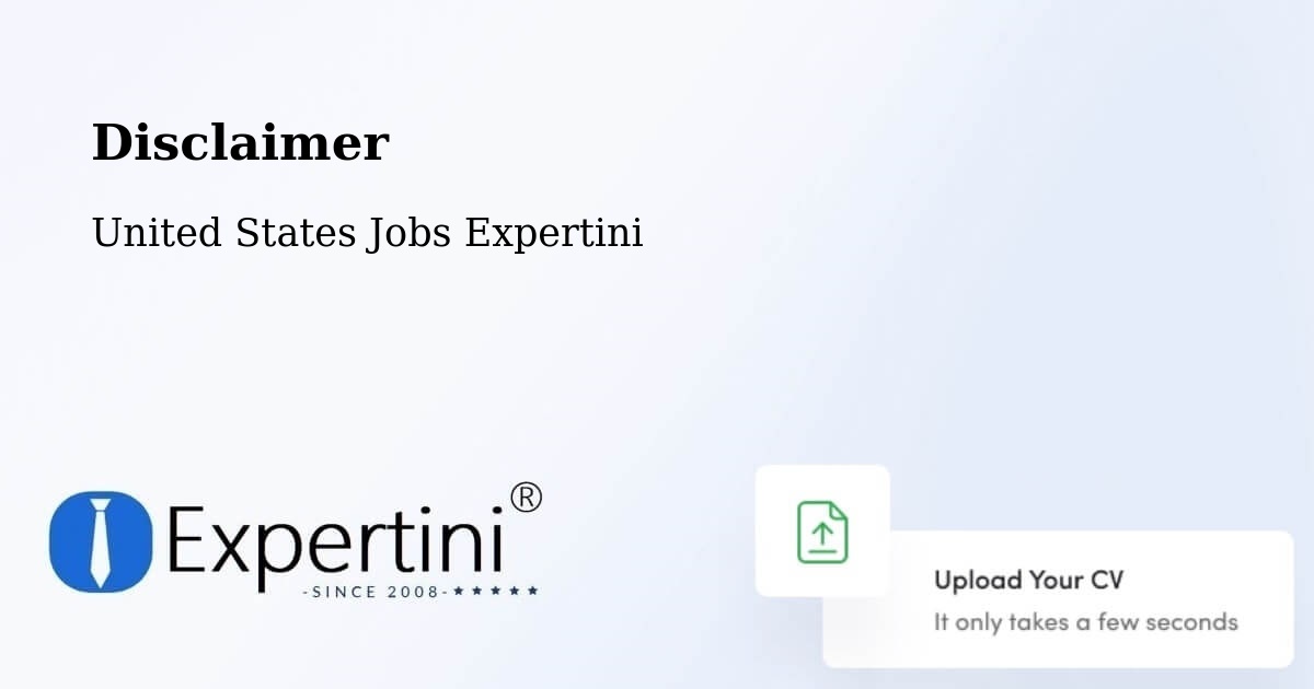 Disclaimer – Concord - United States Jobs Expertini
