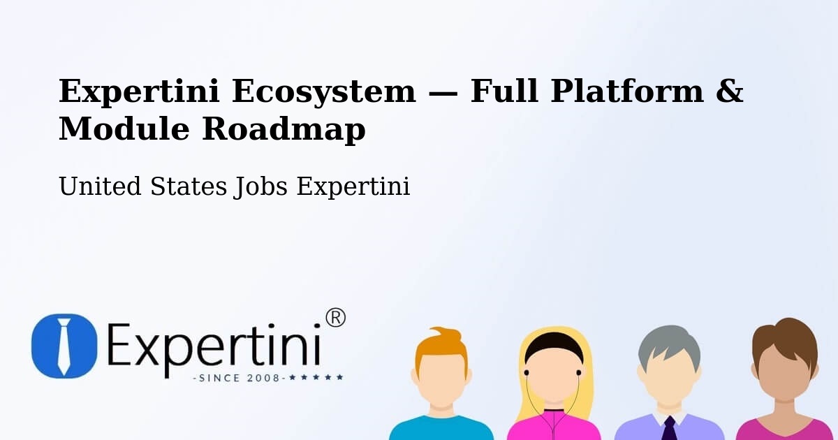 Expertini Ecosystem — Full Platform & Module Roadmap – Concord